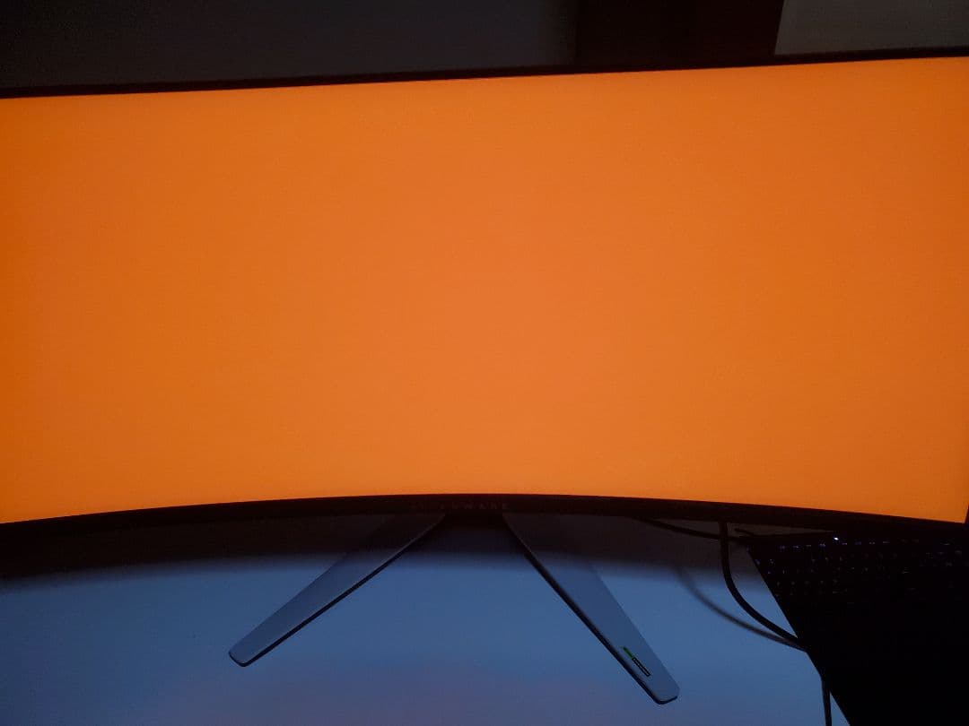 Dell aw3423dw alienware 量子ドット有機EL 湾曲モニター