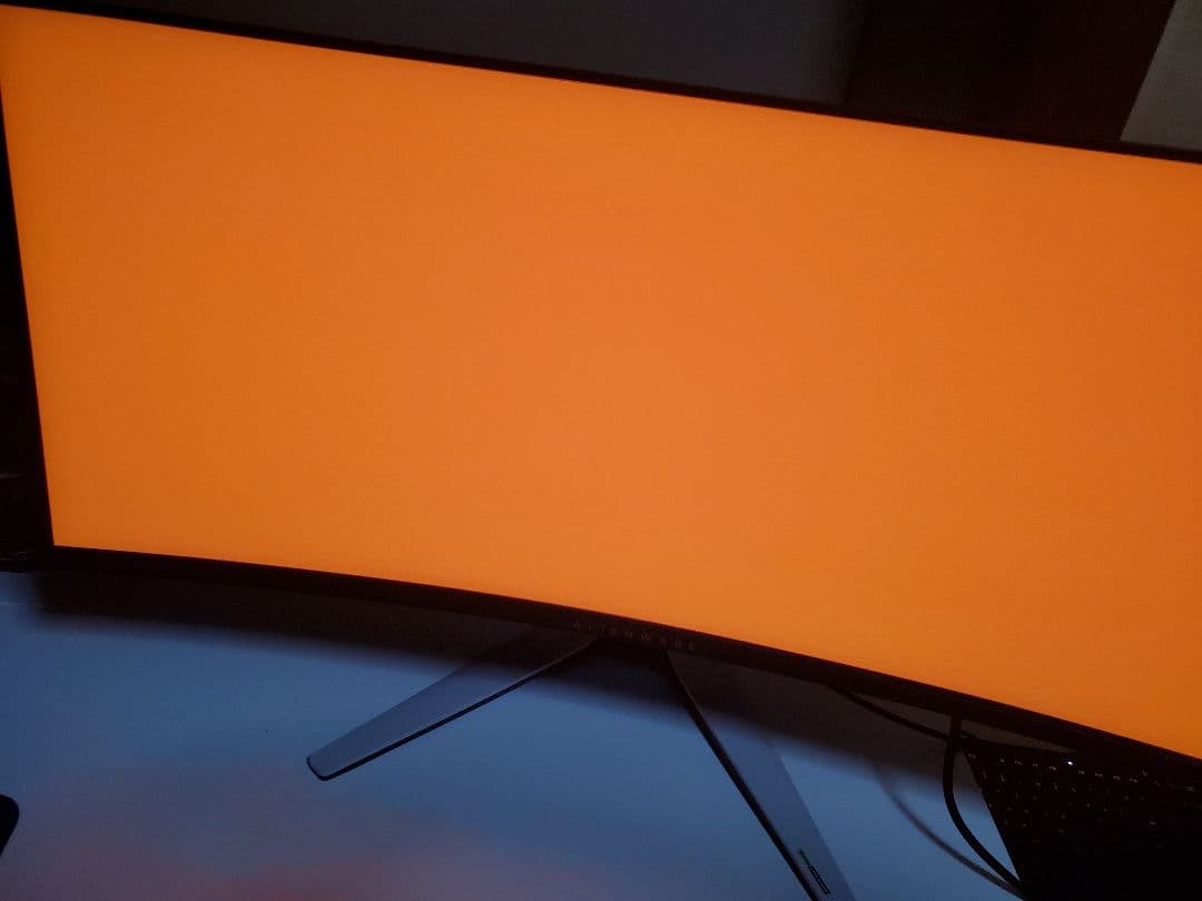 Dell aw3423dw alienware 量子ドット有機EL 湾曲モニター