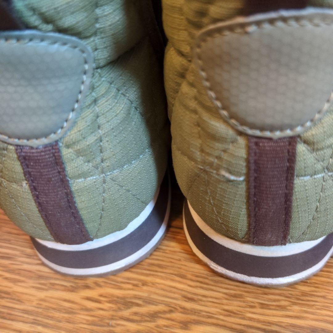 Teva キルティングショートブーツ オリーブグリーン