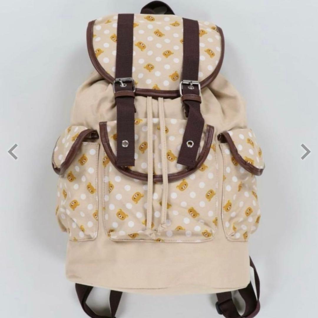 新品未使用 リラックマ SPINNS リュックサック ブラウン 森ガール 平成