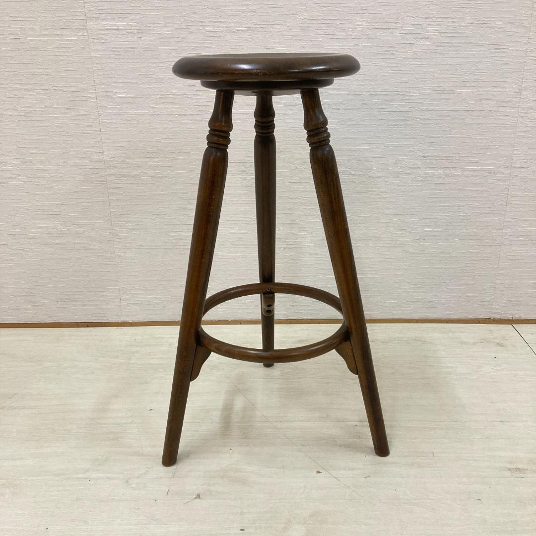 【柏木工】飛騨高山の家具 ハイスツール カウンターチェア 丸椅子