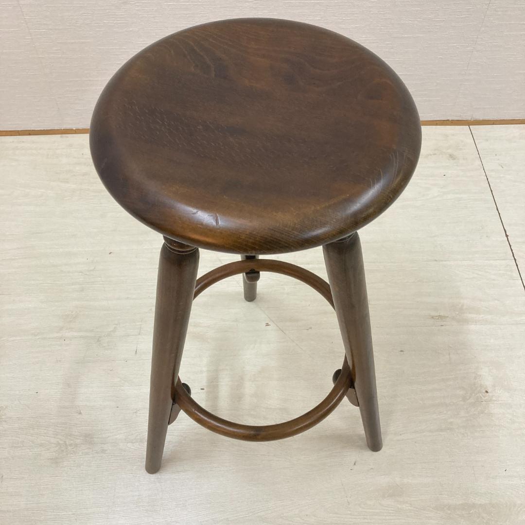 【柏木工】飛騨高山の家具 ハイスツール カウンターチェア 丸椅子
