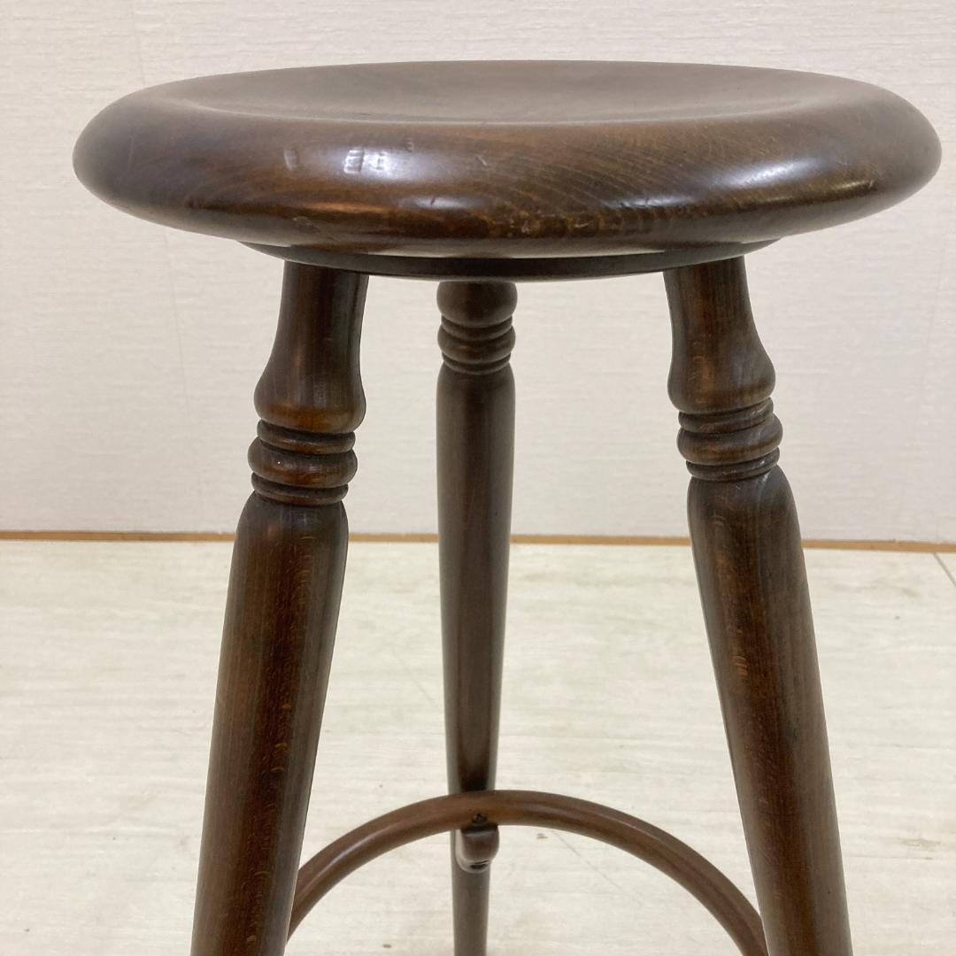 【柏木工】飛騨高山の家具 ハイスツール カウンターチェア 丸椅子