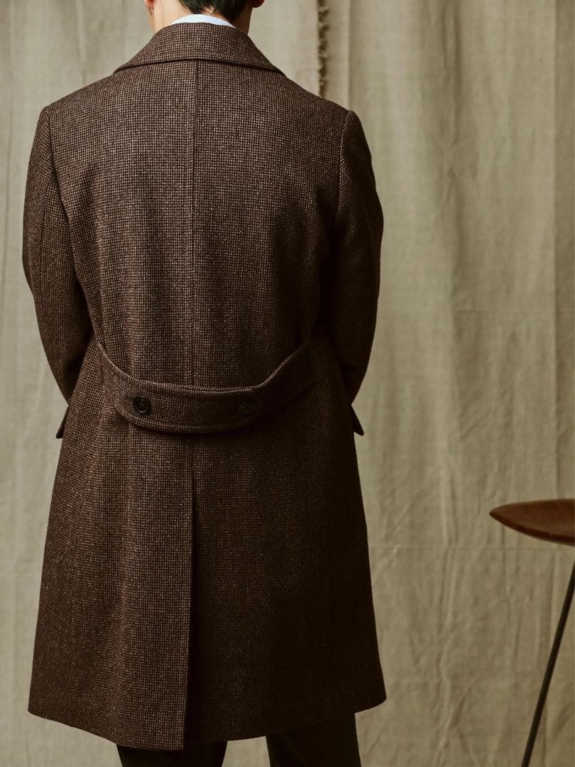 極美品 Universal Language ブリティッシュウールコート