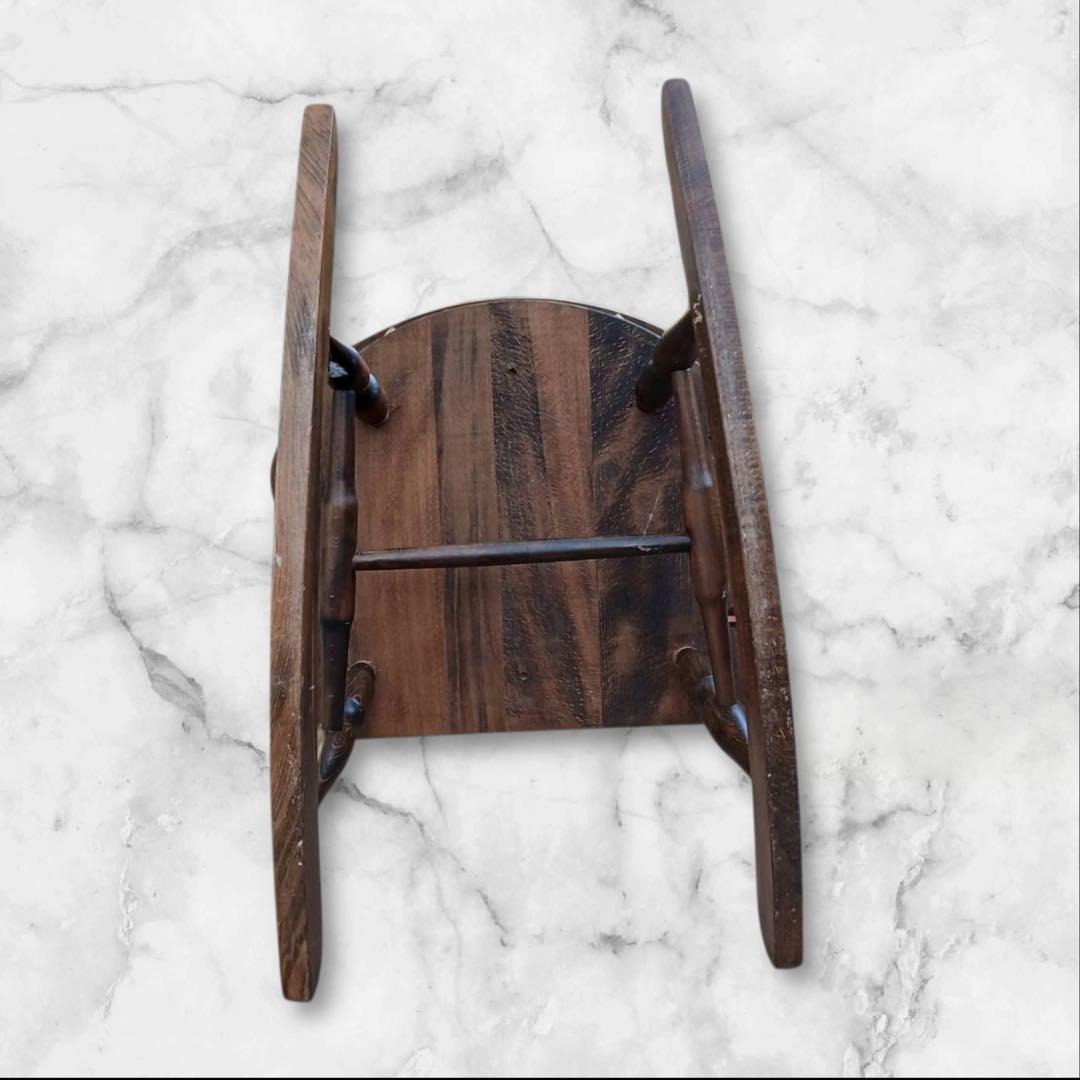 ②OGUNI ロッキングチェア 木製椅子 アームチェア ヴィンテージ 古家具