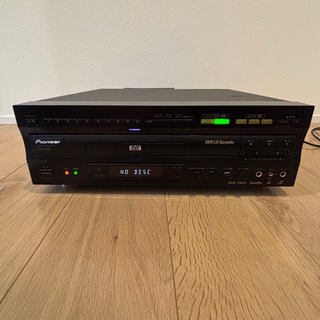美品Pioneer DVD/LDコンパチブルプレーヤーカラオケ対応DVL-K88