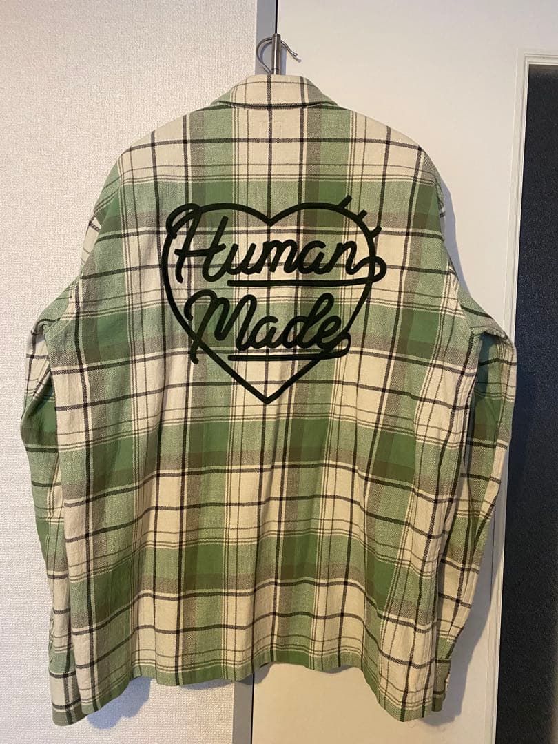 Human Made チェックシャツ　ハート