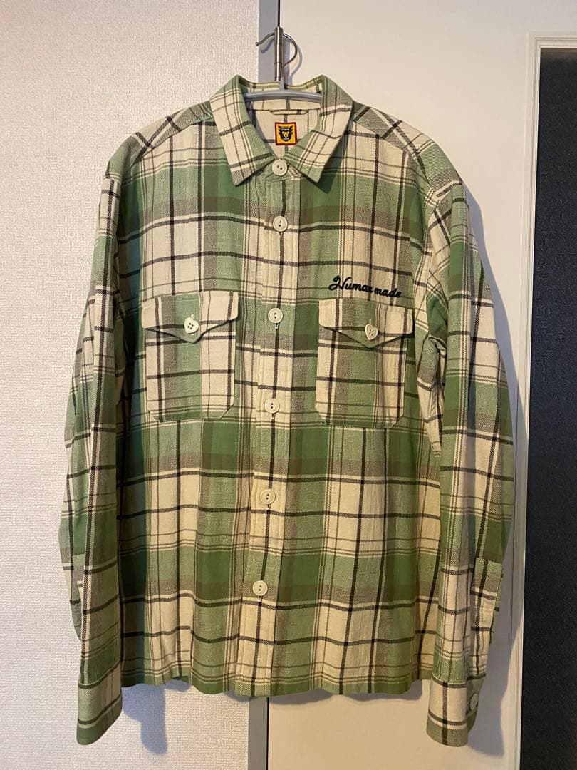 Human Made チェックシャツ　ハート