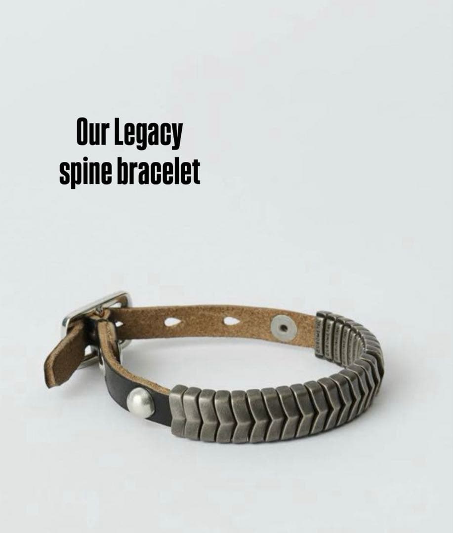 our legacy spine bracelet アワーレガシー ブレスレット