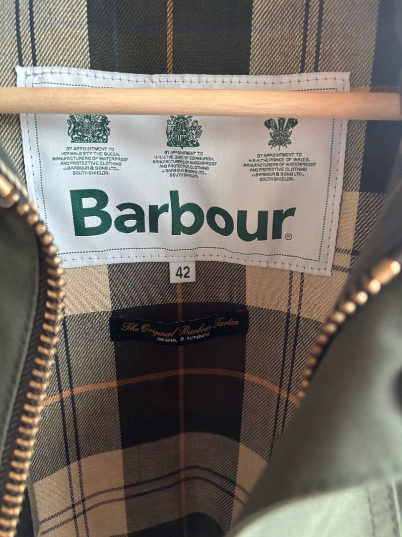 BARBOUR BEDALE SL ビデイル　セージ　42