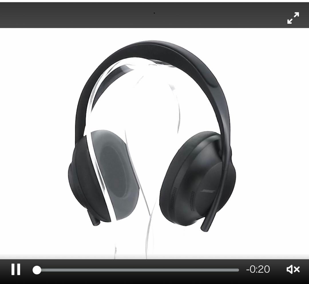 Bose 700 ワイヤレスヘッドホン 黒 オーバーイヤー型 BTS V