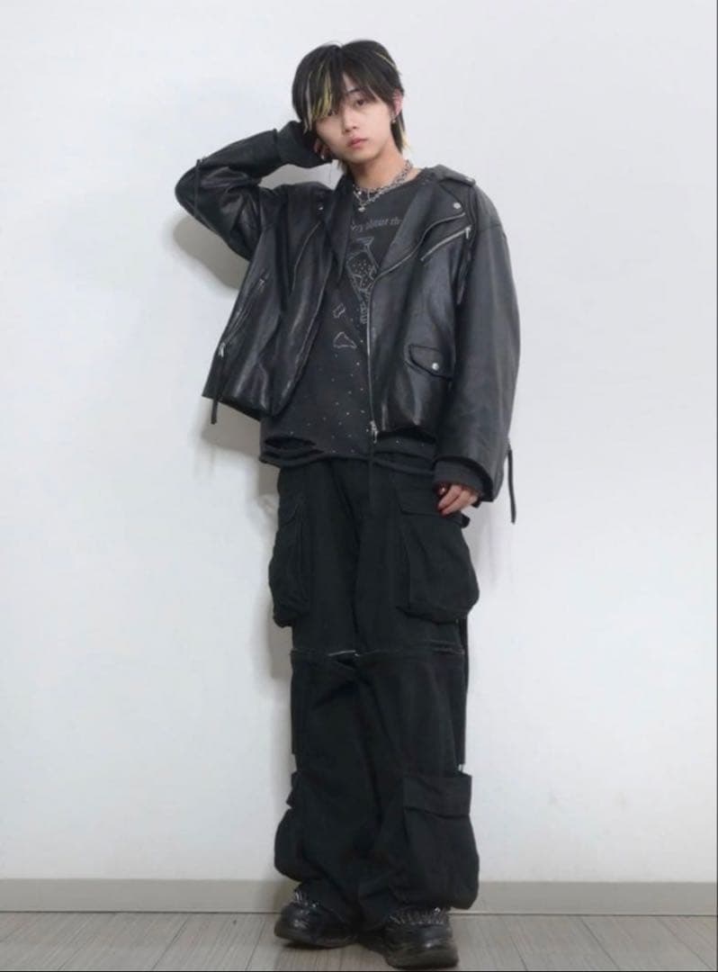Leather Riders Jacket/レザーライダースジャケットS