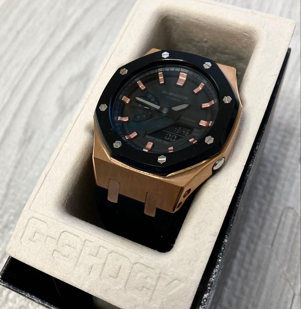 G-shock Ga2100-1A1 カシオーク カスタマイズ