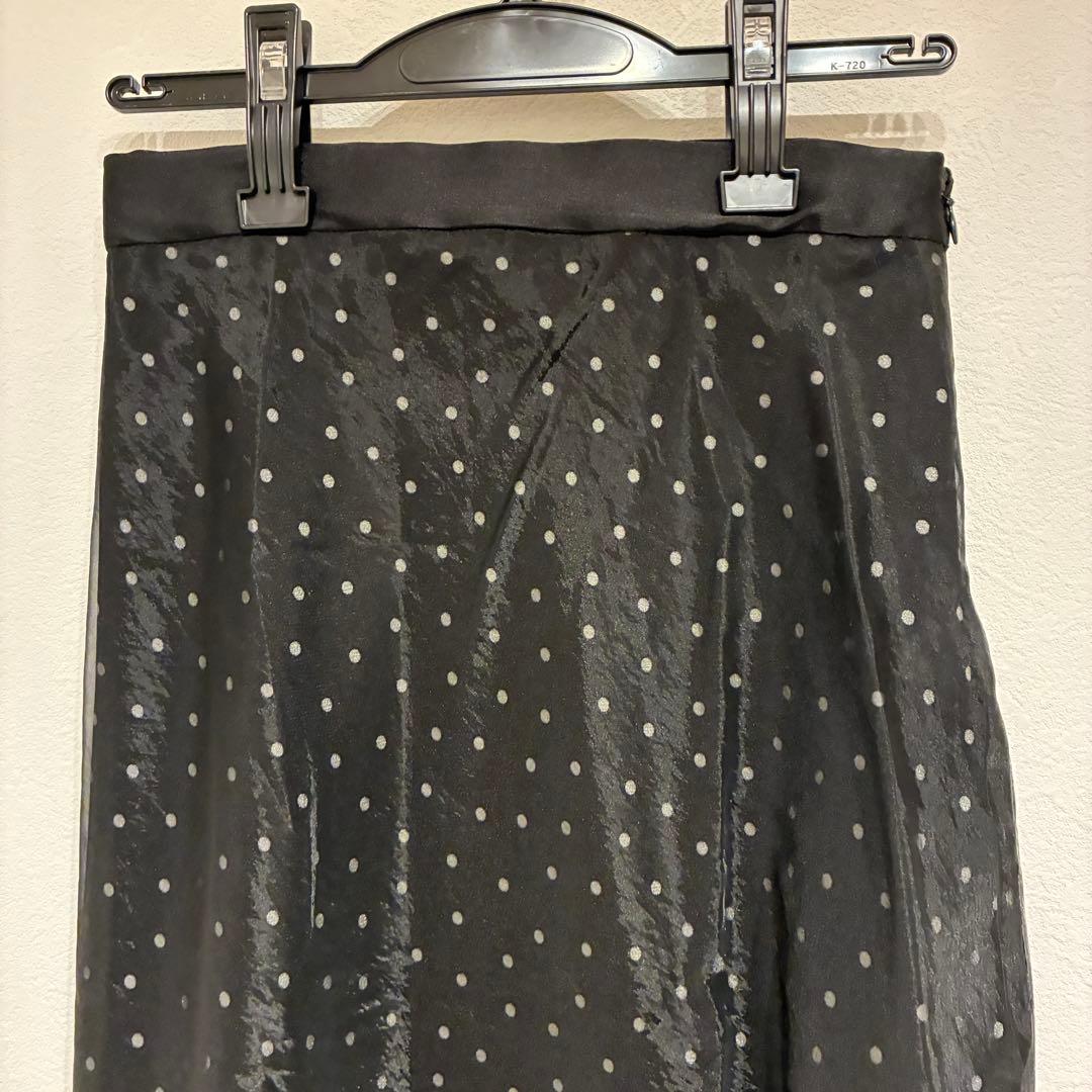 IENA イエナ オーガンジーレイヤードスカートドット