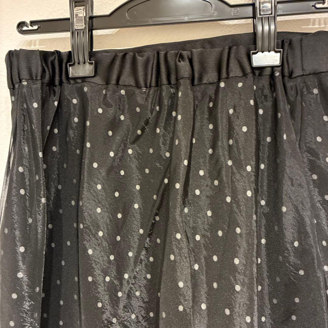 IENA イエナ オーガンジーレイヤードスカートドット