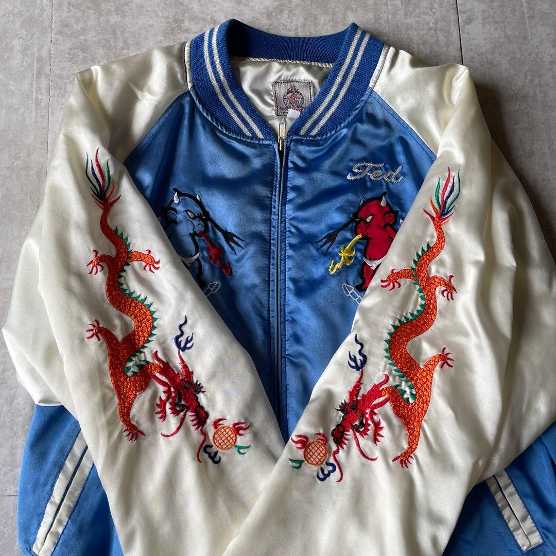 TEDMAN テッドマン スカジャン/ ブルー L