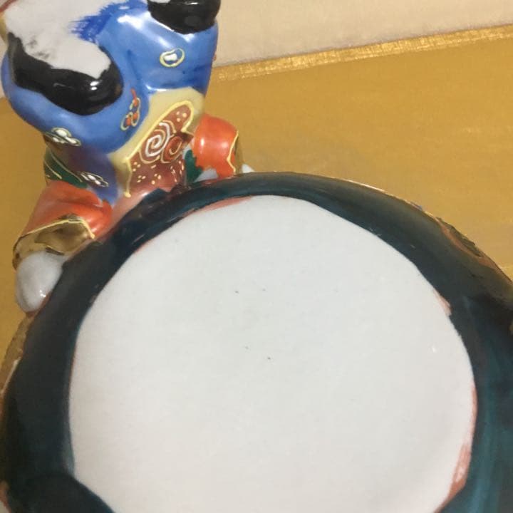 九谷焼　香炉　七福神　恵比寿大黒布袋様宝づくし　縁起置物