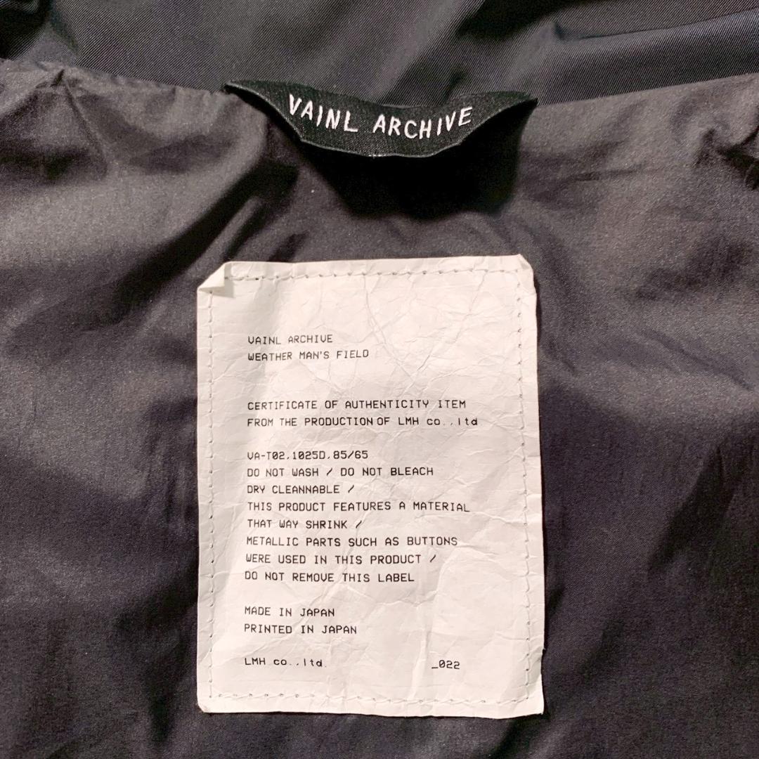 【ASHOP】ヴァイナルアーカイブ コーチジャケット VAH001 黒