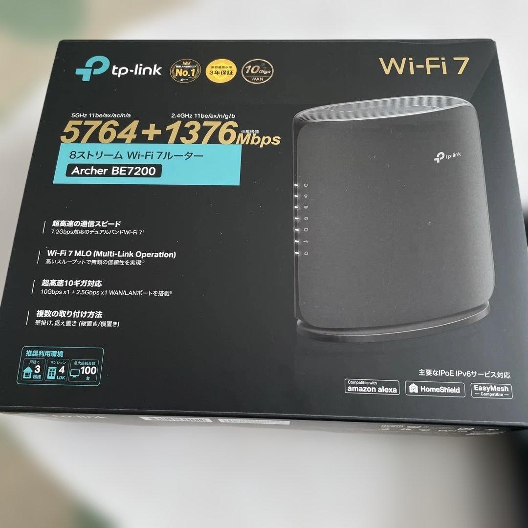tp.link Wi-Fi7 5764➕1376 8ストリーム　説明書あり