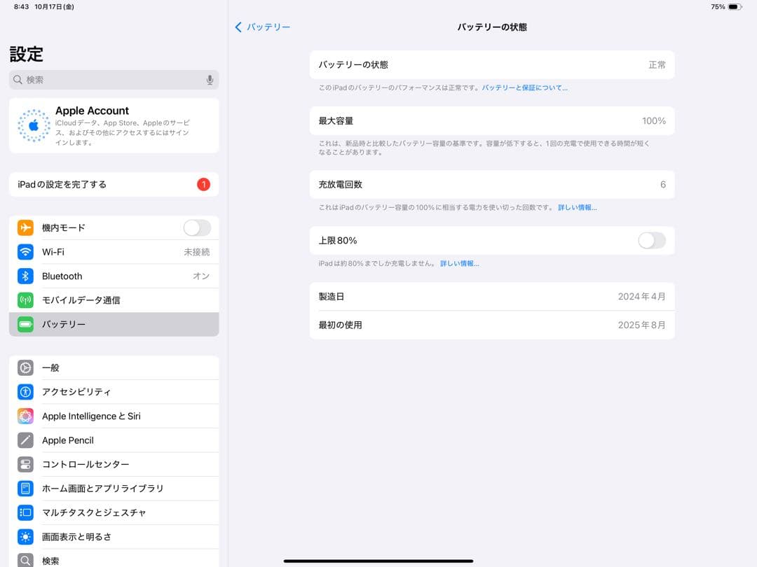 iPad Pro M4 13インチ 256GB Wi-Fi+Cellular