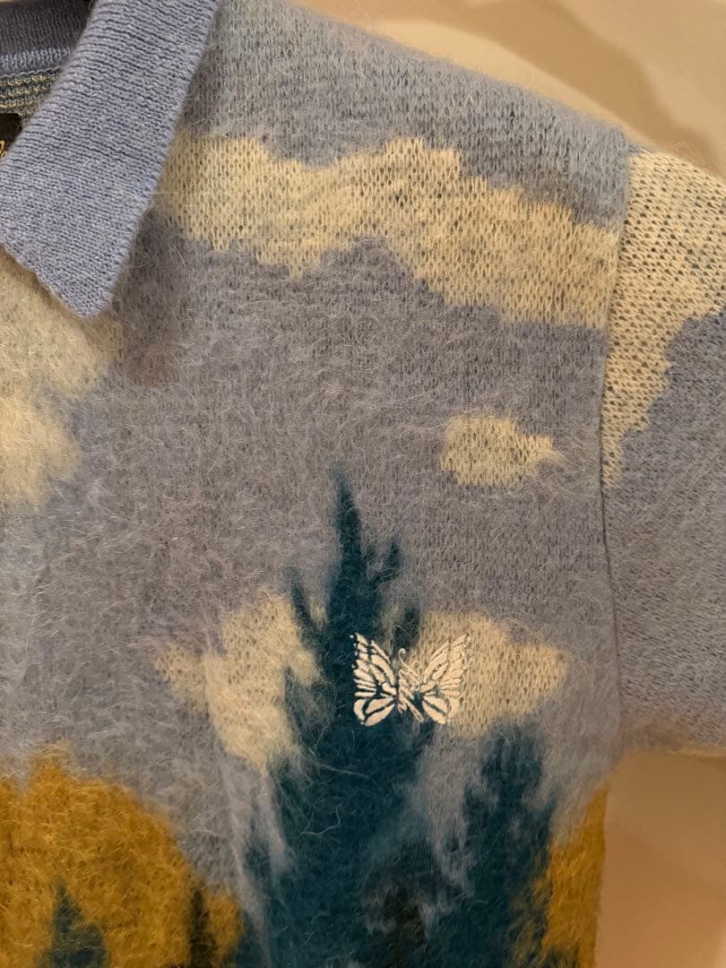 Needles x Kith Mohair Polo Sweater Mサイズ