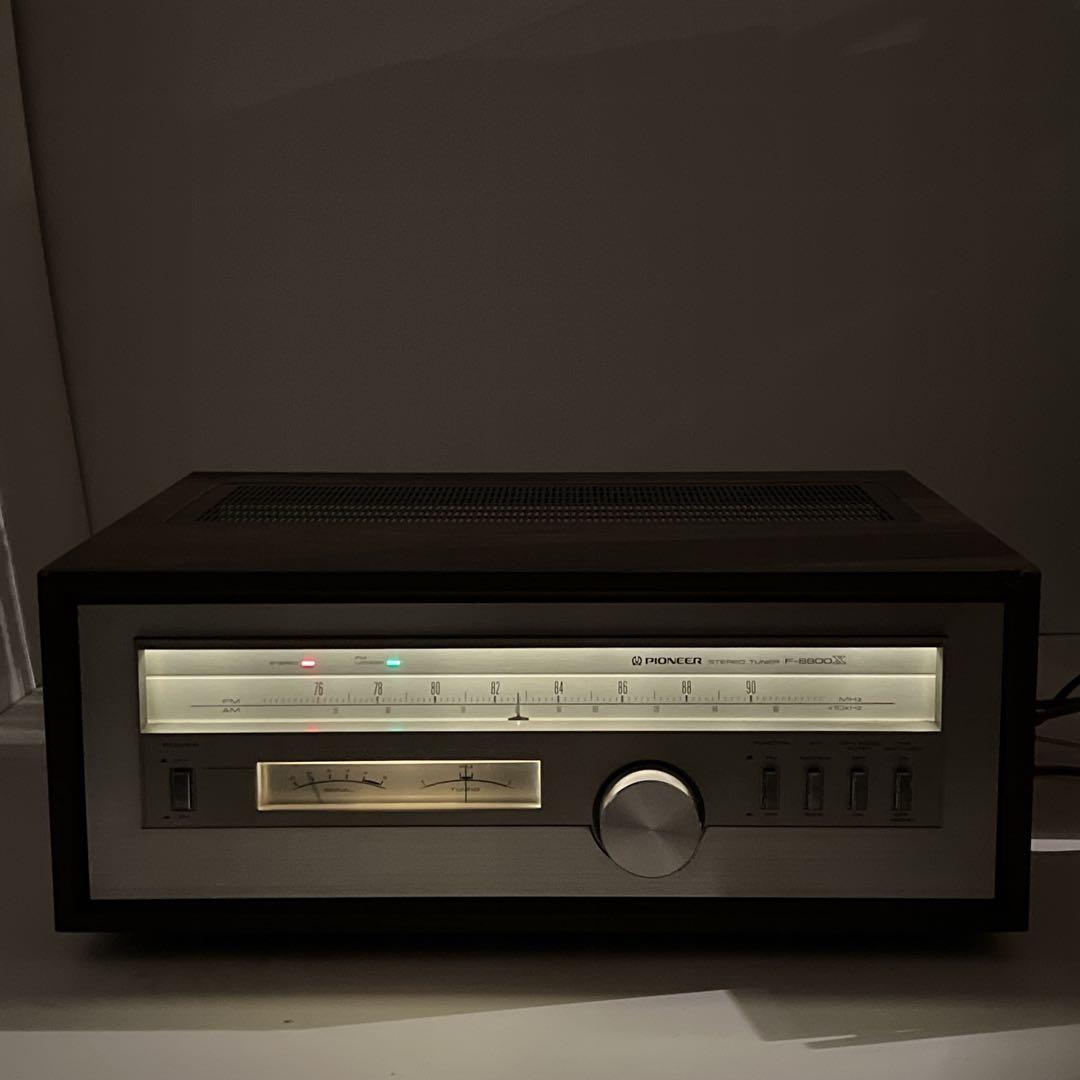 【美品・動作品】 PIONEER STEREO TUNER F-8800X