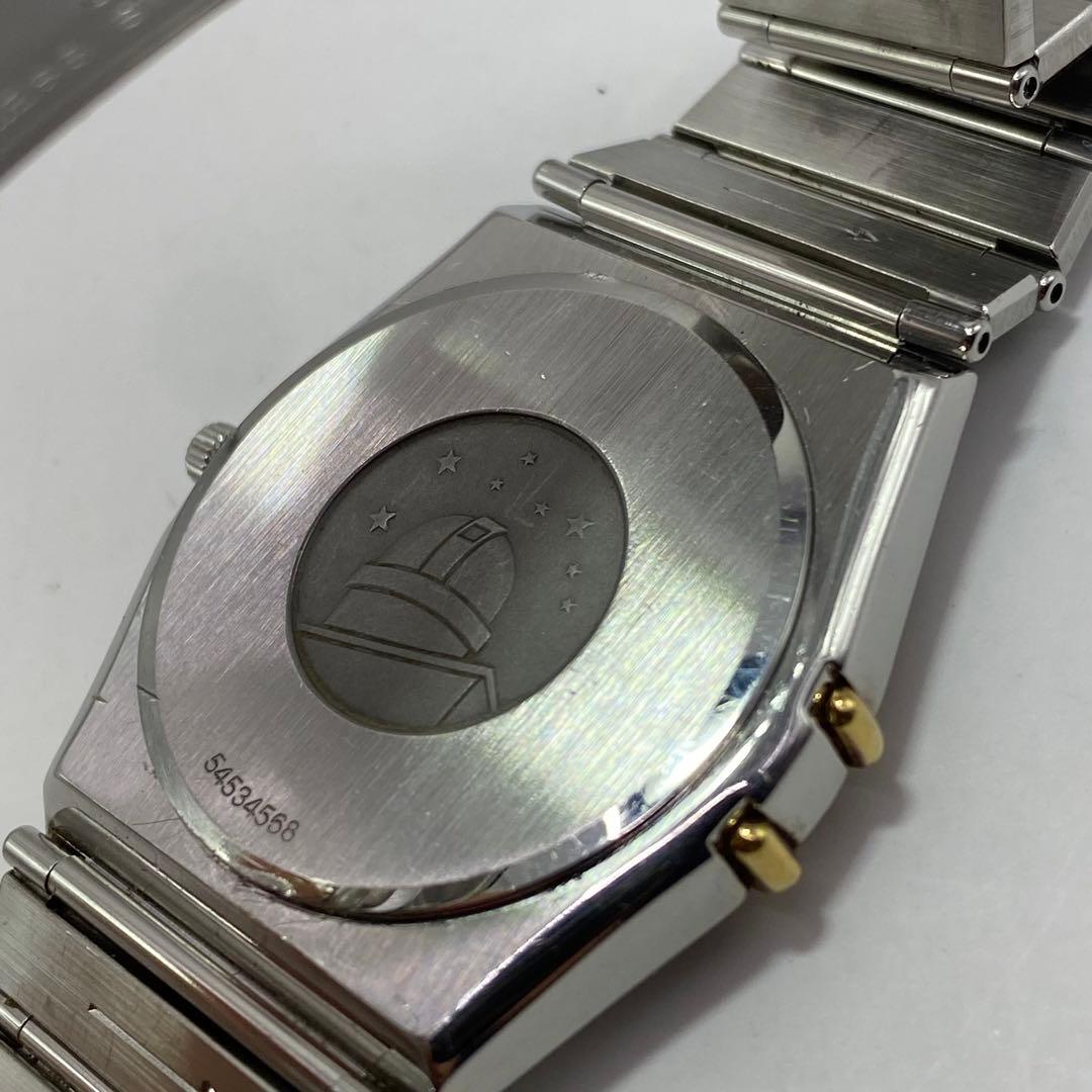 [稼働]OMEGA オメガ　コンステレーション　ゴールドベゼル 腕時計 クォーツ