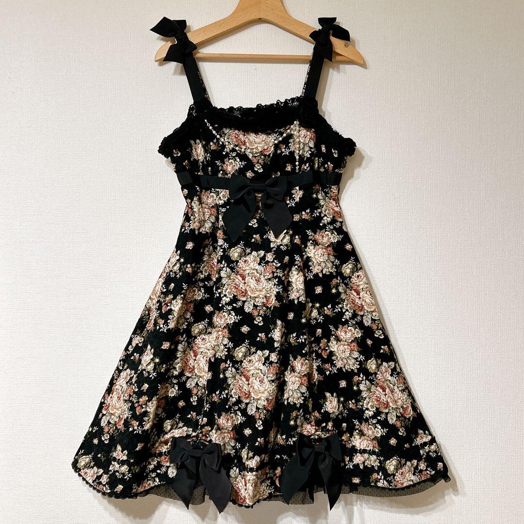 ALICE and the PIRATES 花柄　ジャンパースカート ワンピース