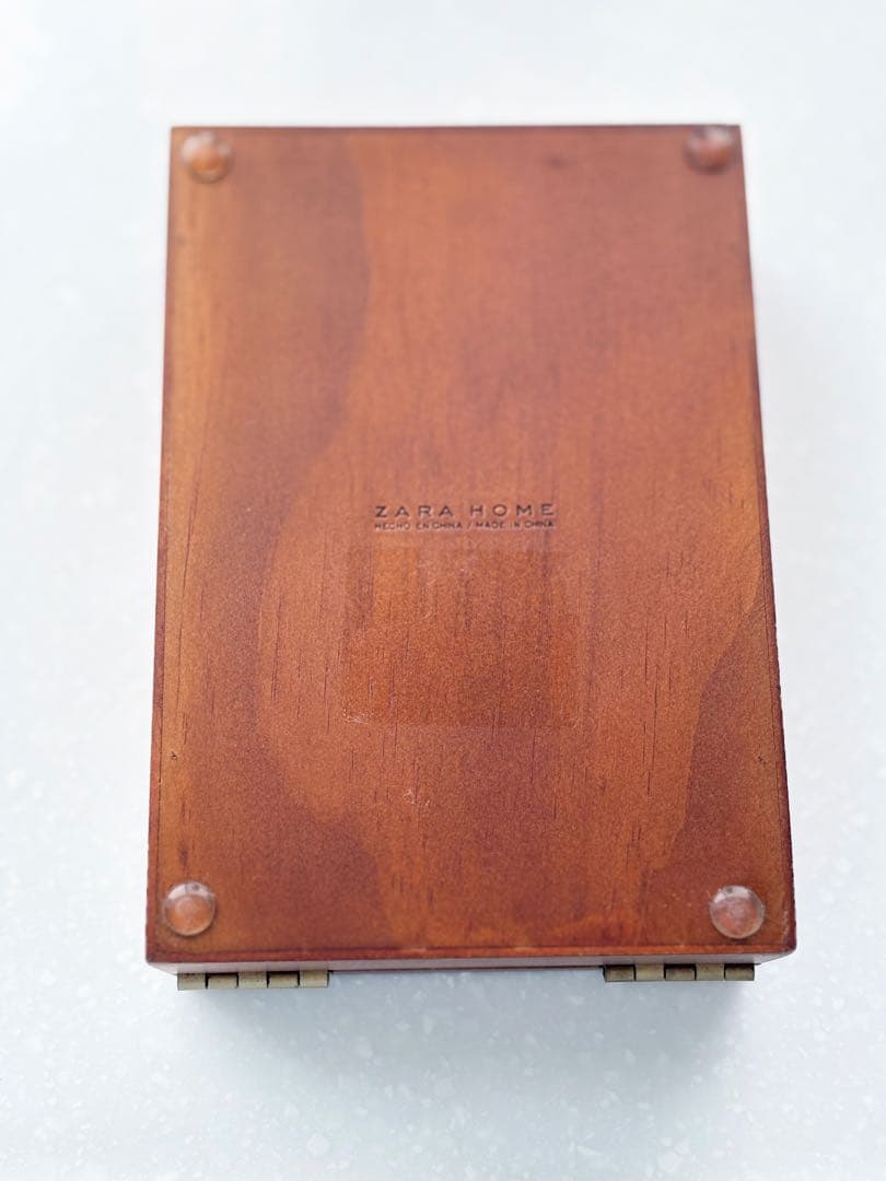 ZARA  ヴッド ジュエリーボックス✧20日までの出品