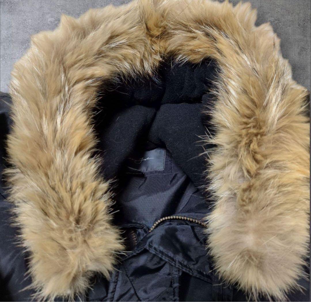 SEAN JOHN リアルファー N-2B フライトジャケット ダウン80%入