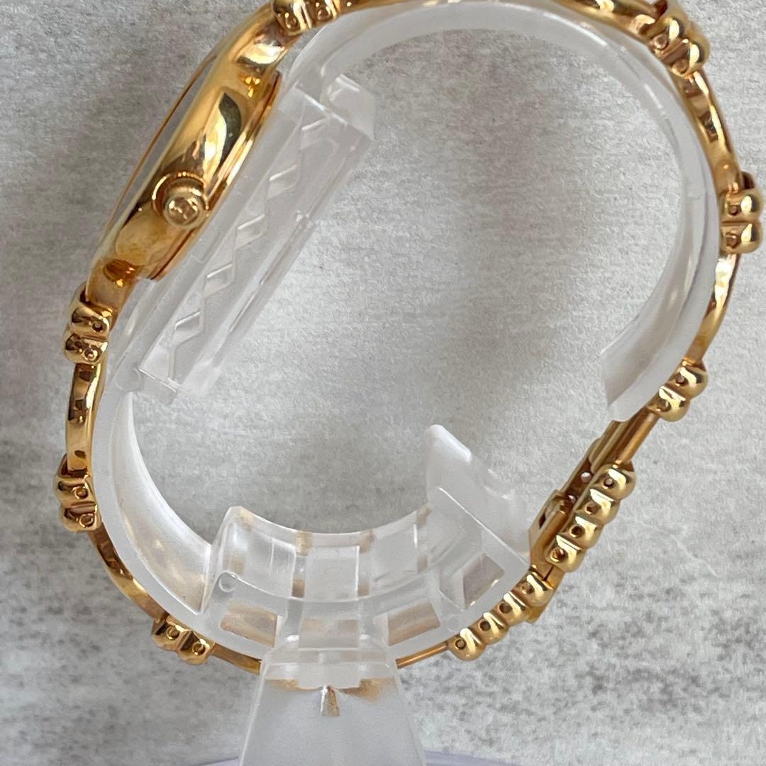 希少　美品　Burberry バーバリー オパール文字盤　ゴールド　腕時計