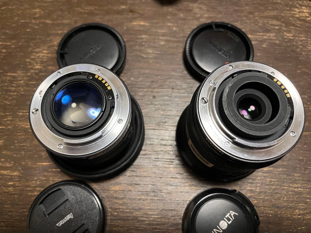 ミノルタ　AF50mm F1.4、AF24-50mm F4セットで