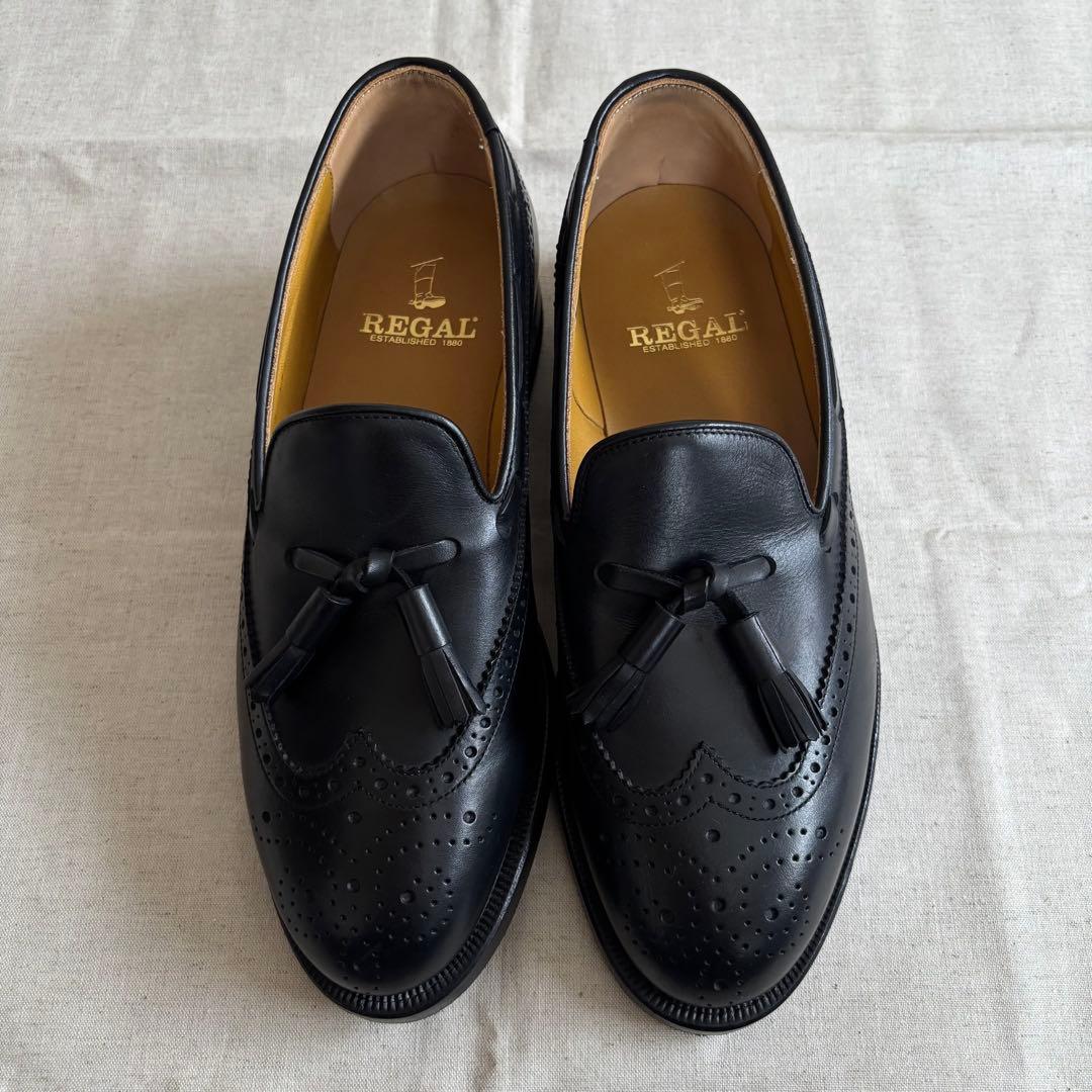 REGAL リーガル ウィングチップ タッセルローファー　JE03 革靴 23㎝