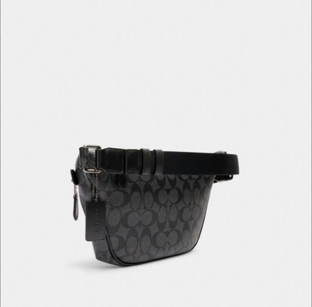 ♡ Coach コーチ ボディバッグ シグネチャー ブラック 黒 斜め掛け♡