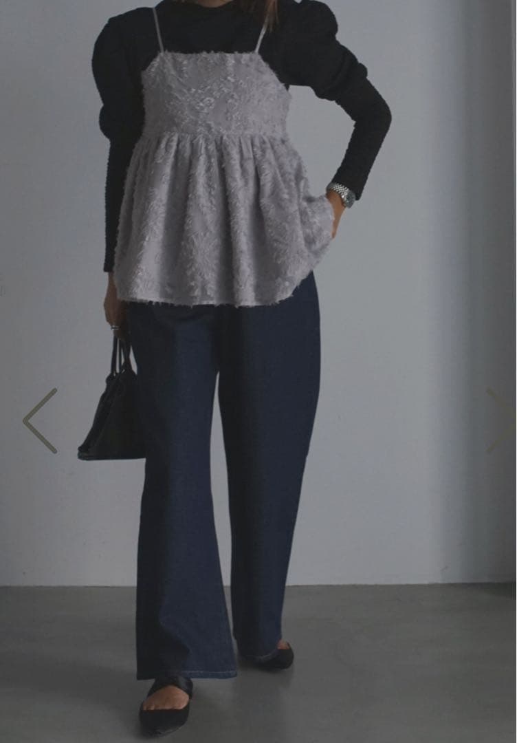 【削除間近！】シャギージャガード　キャミソール