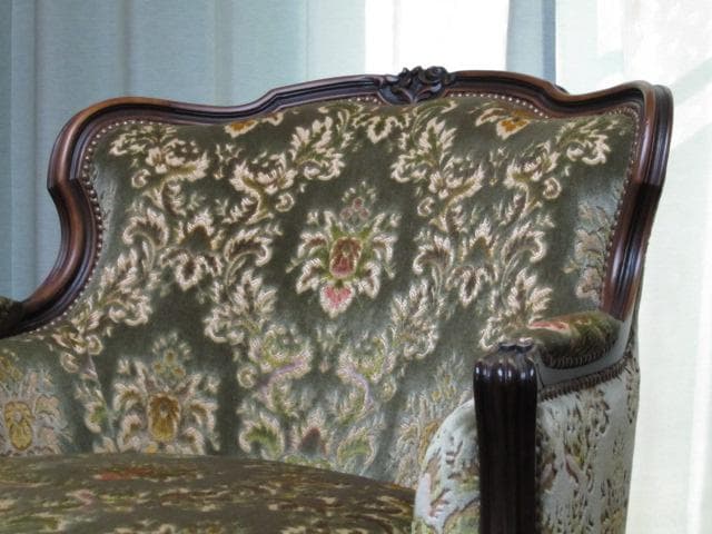 カリモク domani ドマーニ Louis XV 1人掛け ソファ 定価46万