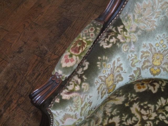 カリモク domani ドマーニ Louis XV 1人掛け ソファ 定価46万