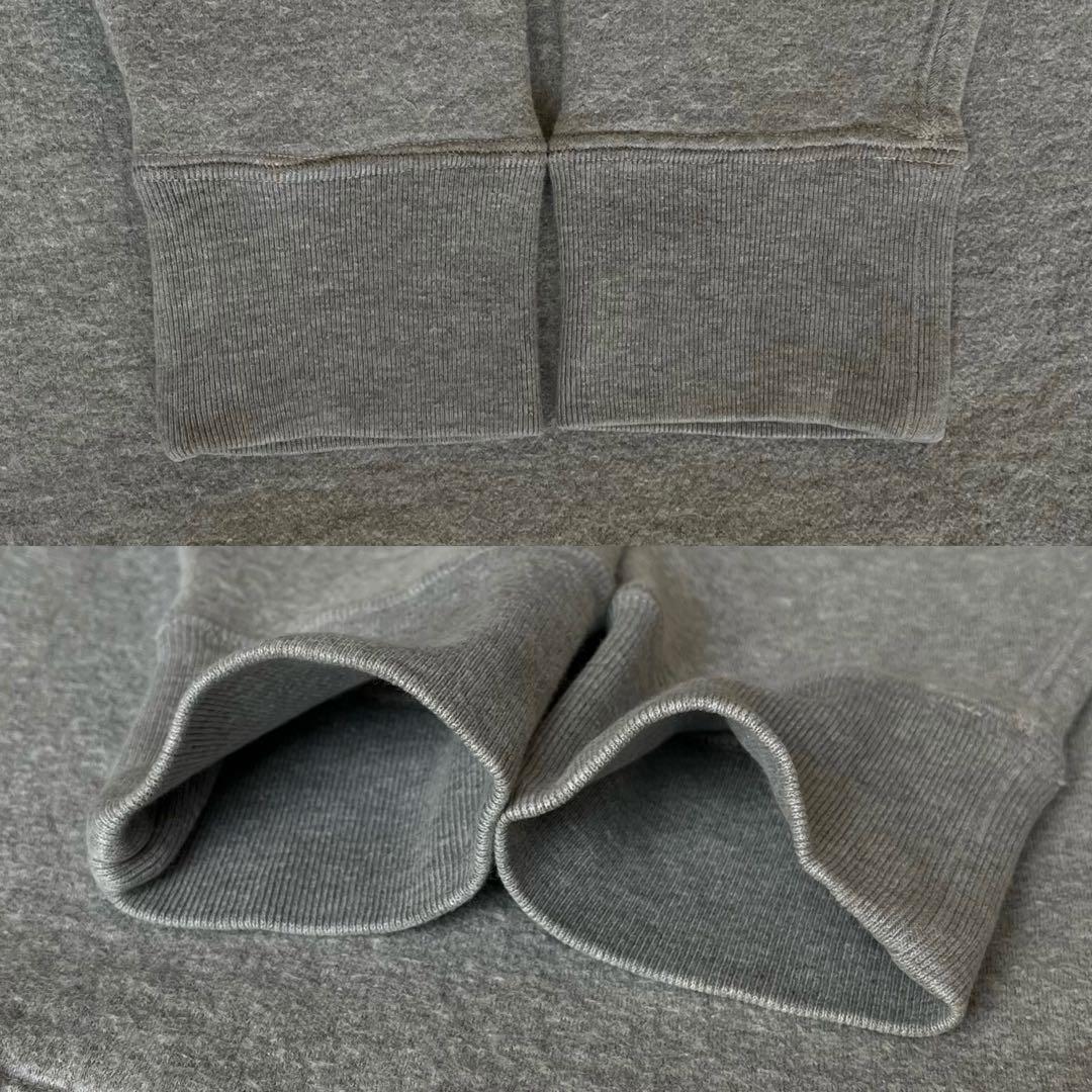 美品 AURALEE 4 BACK WOOL SWEAT BIG P/O グレー