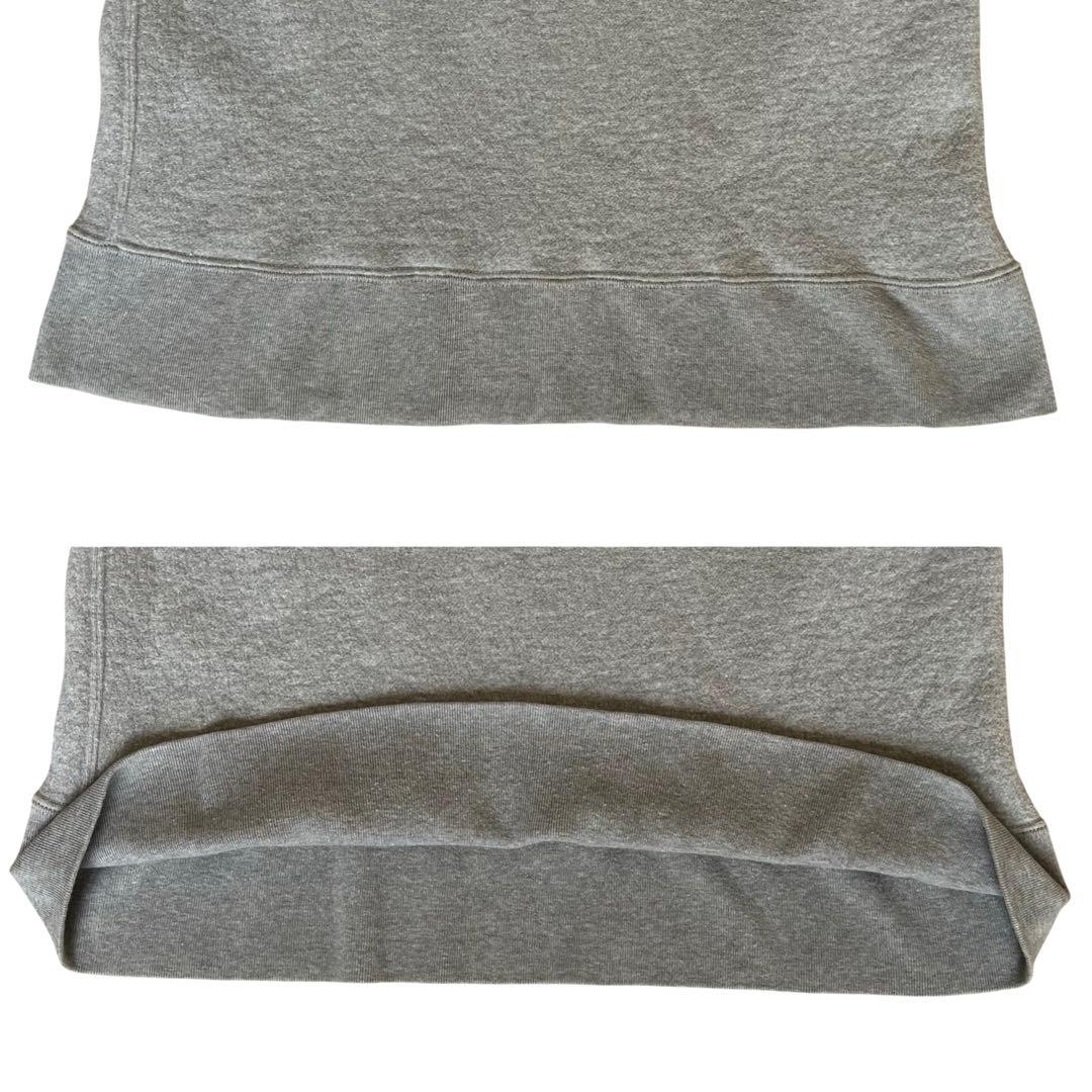 美品 AURALEE 4 BACK WOOL SWEAT BIG P/O グレー