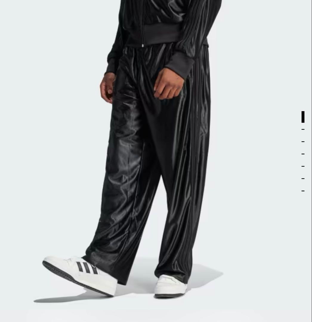 adidas オーバーサイズ ファイヤーバード トラックパンツ ジャージ M