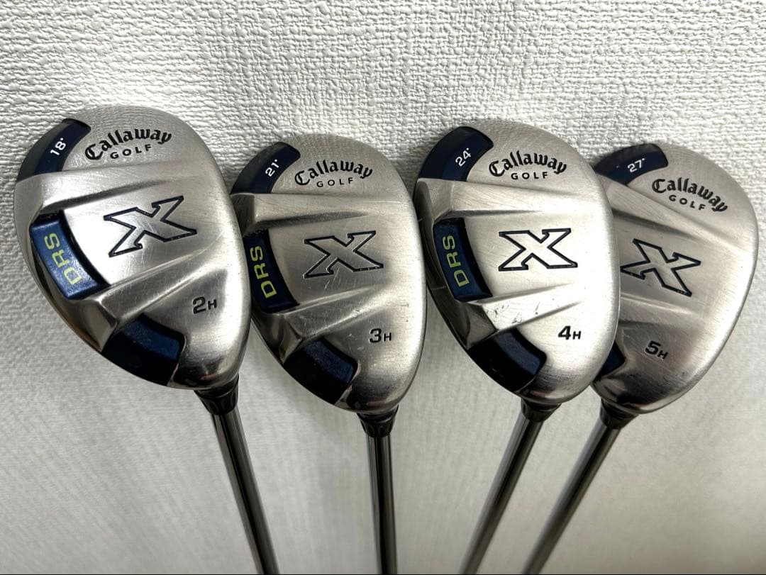 Callaway X DRS ユーティリティセット 2U 3U 4U 5U