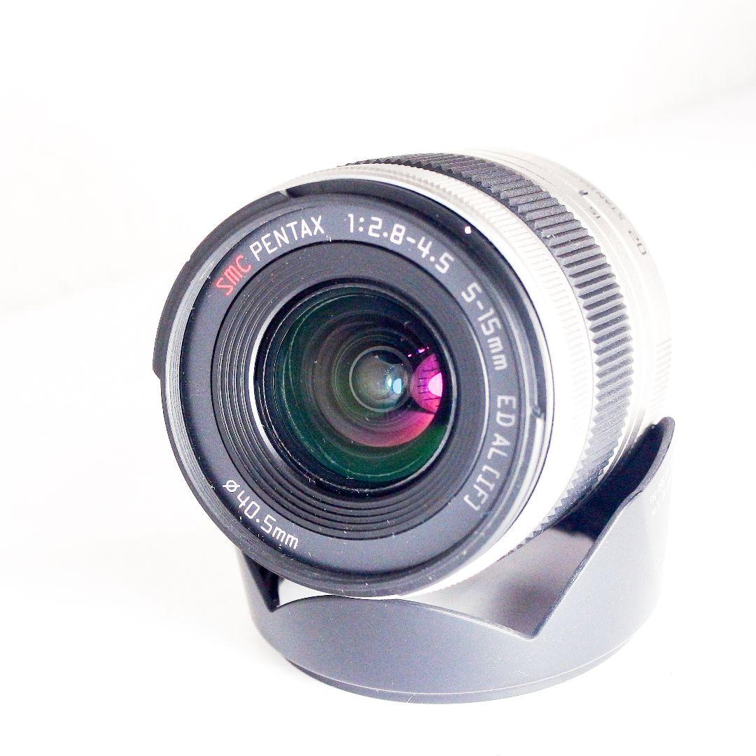 完動美品 PENTAX Q7 シルバー ダブルズームセット 元箱バッテリー充電器