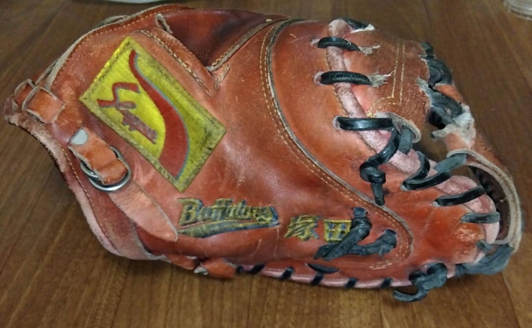 【レア】久保田スラッガー 野球グローブ キャッチャーミット バッファローズ 塚田