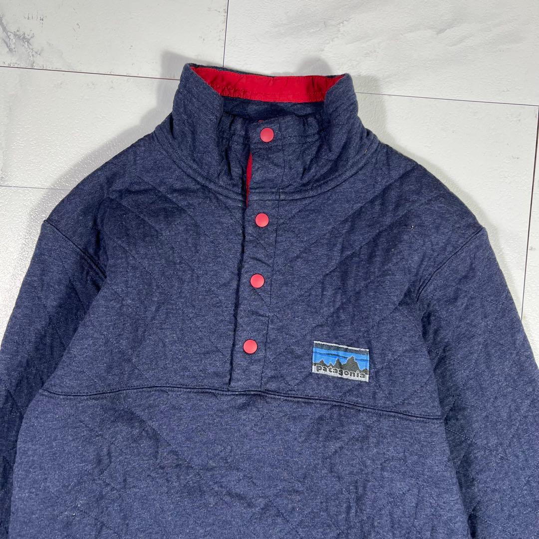 希少 パタゴニア 40周年記念モデル ダイヤモンドキルト スナップ プルオーバー