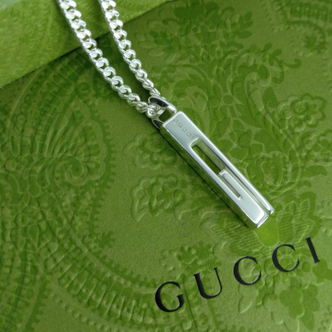◆SALE◆【GUCCI】ブランデッド　Ｇ　カット　ペンダント　1485