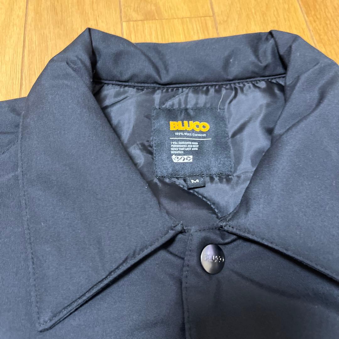 未使用 BLUCO ブルコ T/C コーチジャケットプリマロフト中綿 黒