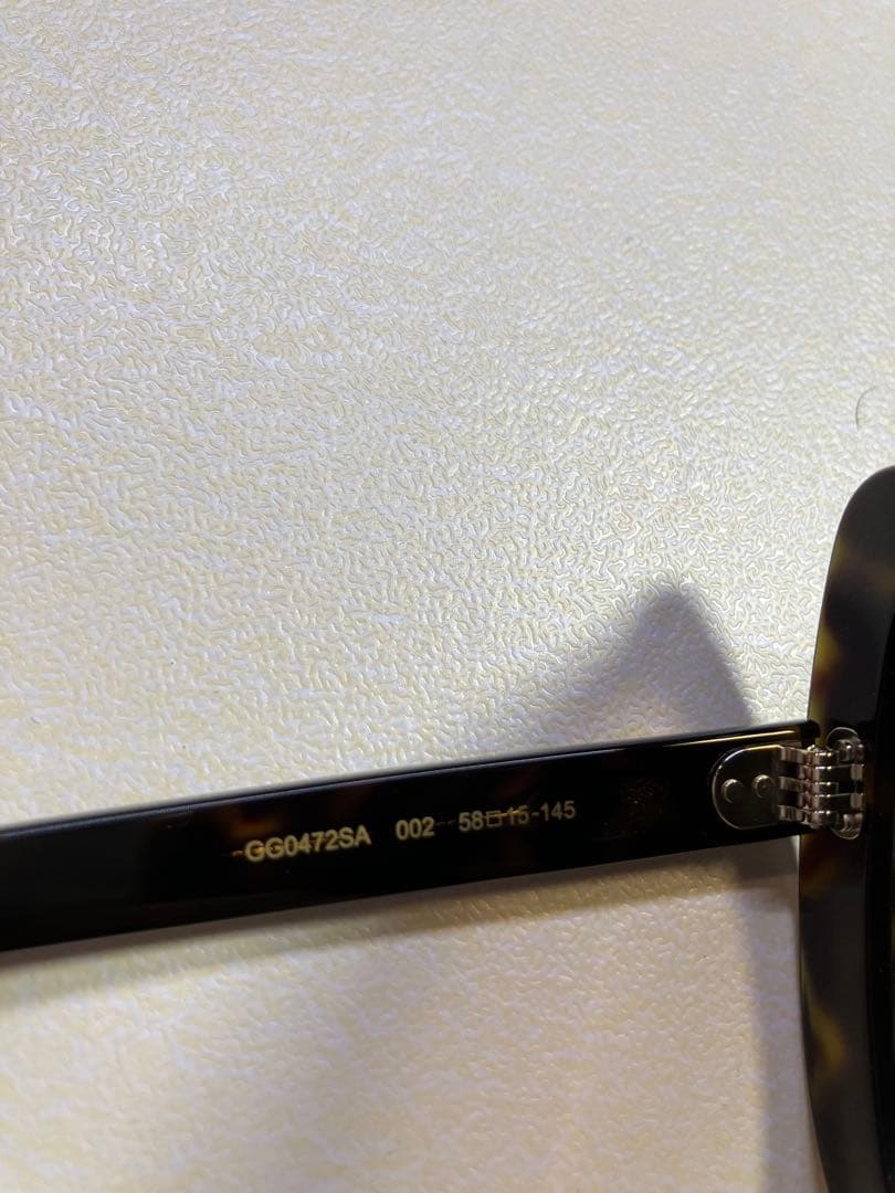 GUCCI グッチ GG0472SA ロゴ サングラス 未使用に近い✨