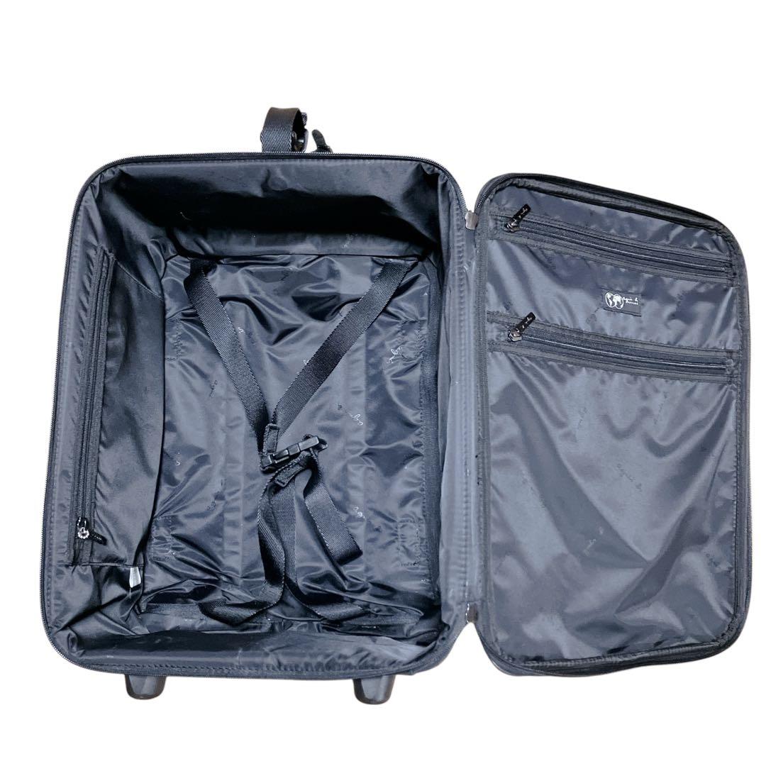 アニエス・ベー　キャリーケース　ブラック　修学旅行　キャリーバッグ　ポーチ付