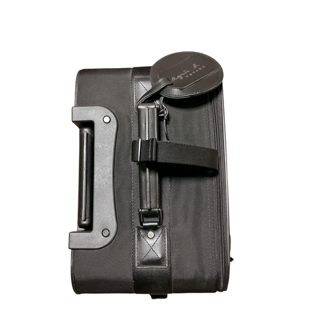 アニエス・ベー　キャリーケース　ブラック　修学旅行　キャリーバッグ　ポーチ付