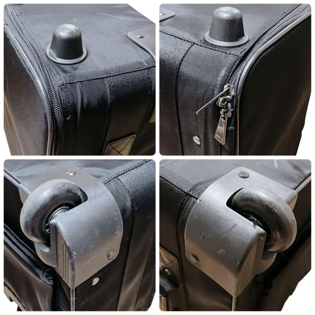 アニエス・ベー　キャリーケース　ブラック　修学旅行　キャリーバッグ　ポーチ付